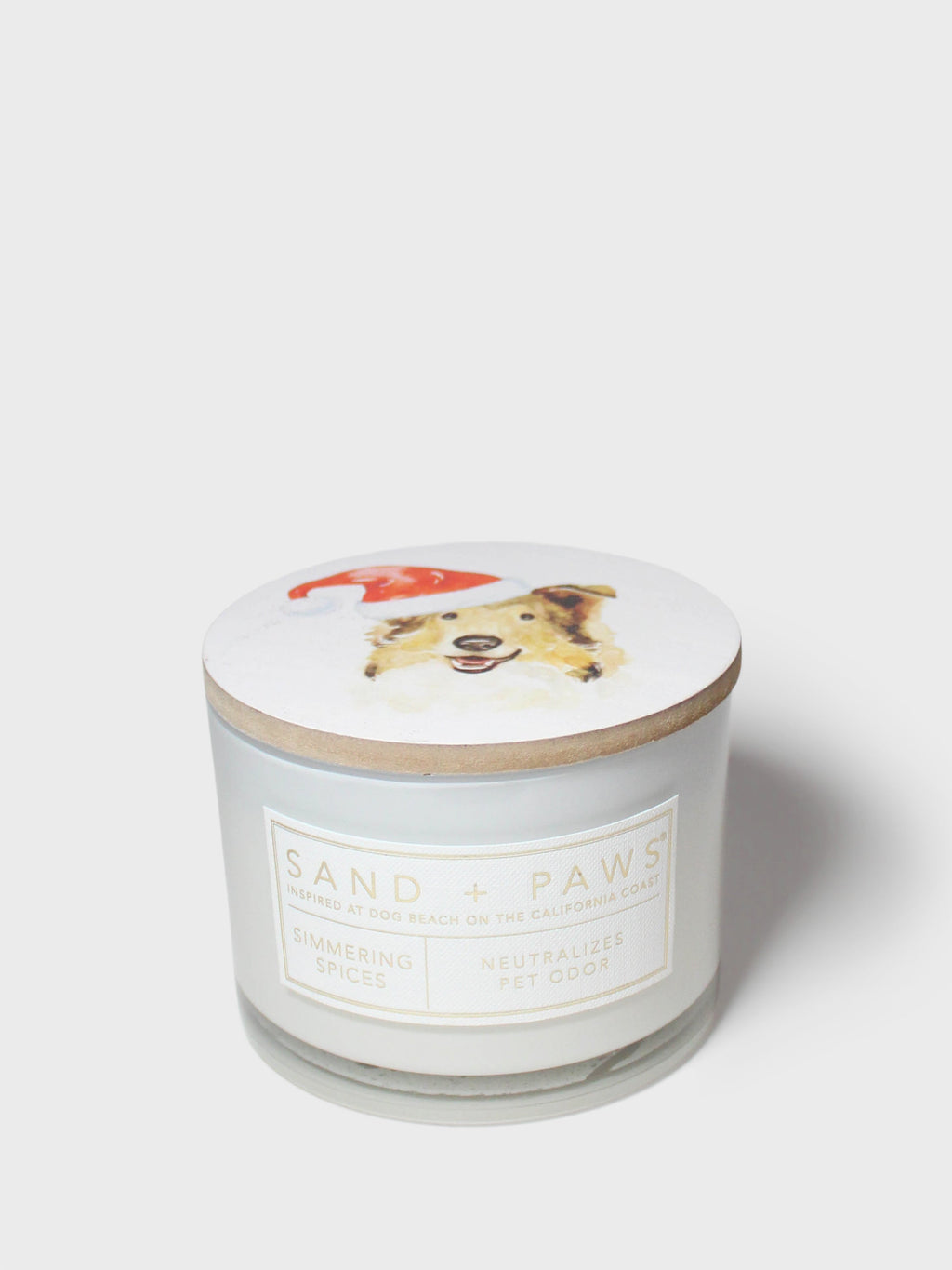 Sand + Paws Simmering Spices 12 oz scented candle
